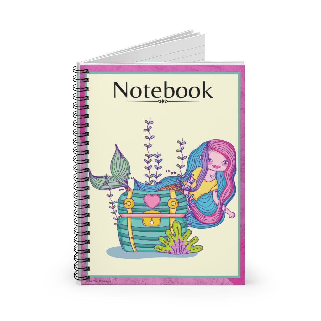 Mermaid Princess Lined Journal | 118 pages | Best Gift For Daughter| Journal For Girls | Notebook For Girls