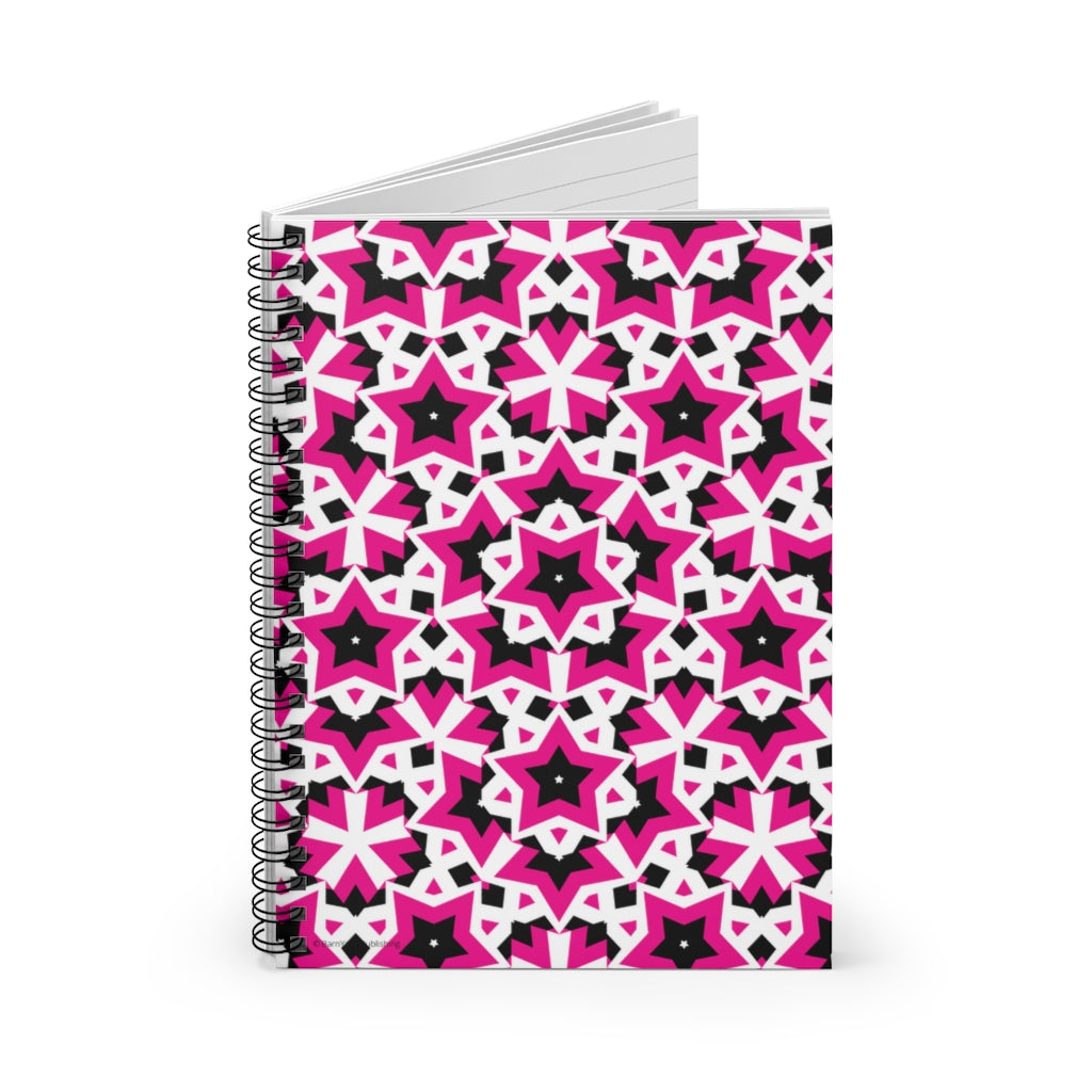Pink & Black Journal 118 paged- (Ruled/Lined)  | Journal for mom | Journal for women