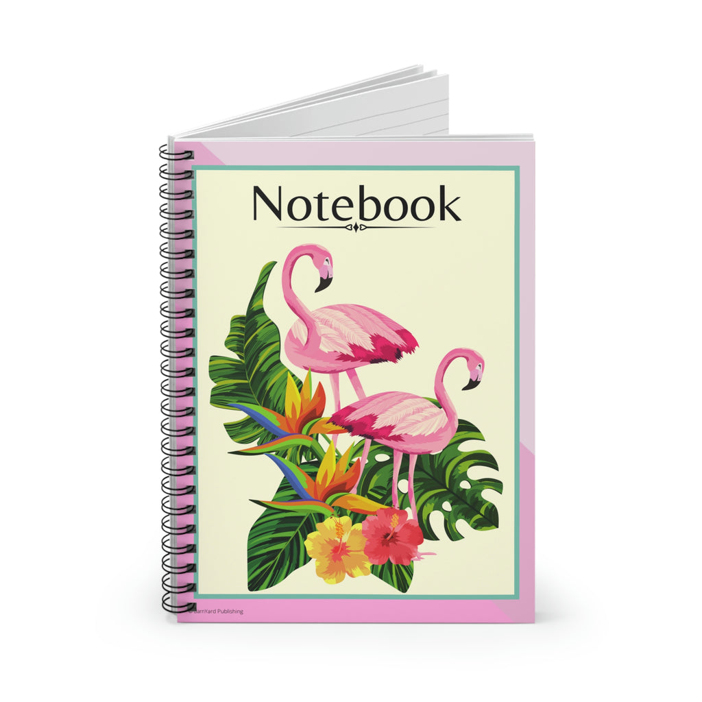 Pink Flamingos Lined Journal | 118 pages | Best Gift For Mother's Day | Daughter Gifts | Pink Flamingo Gifts
