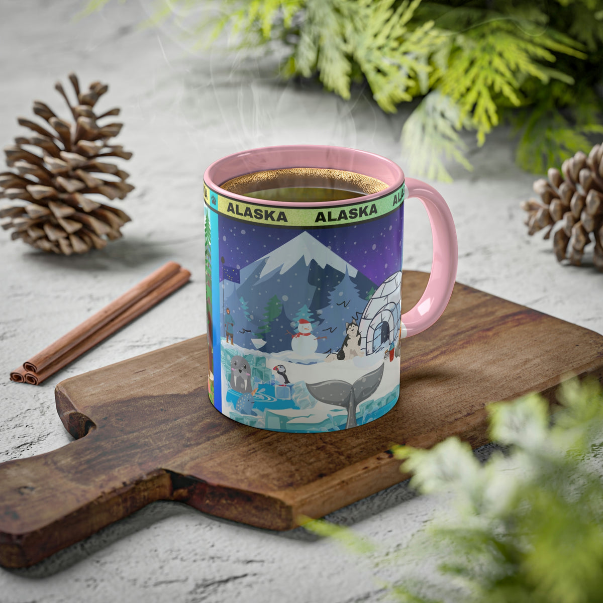 Colorful ALASKA Mug 11oz