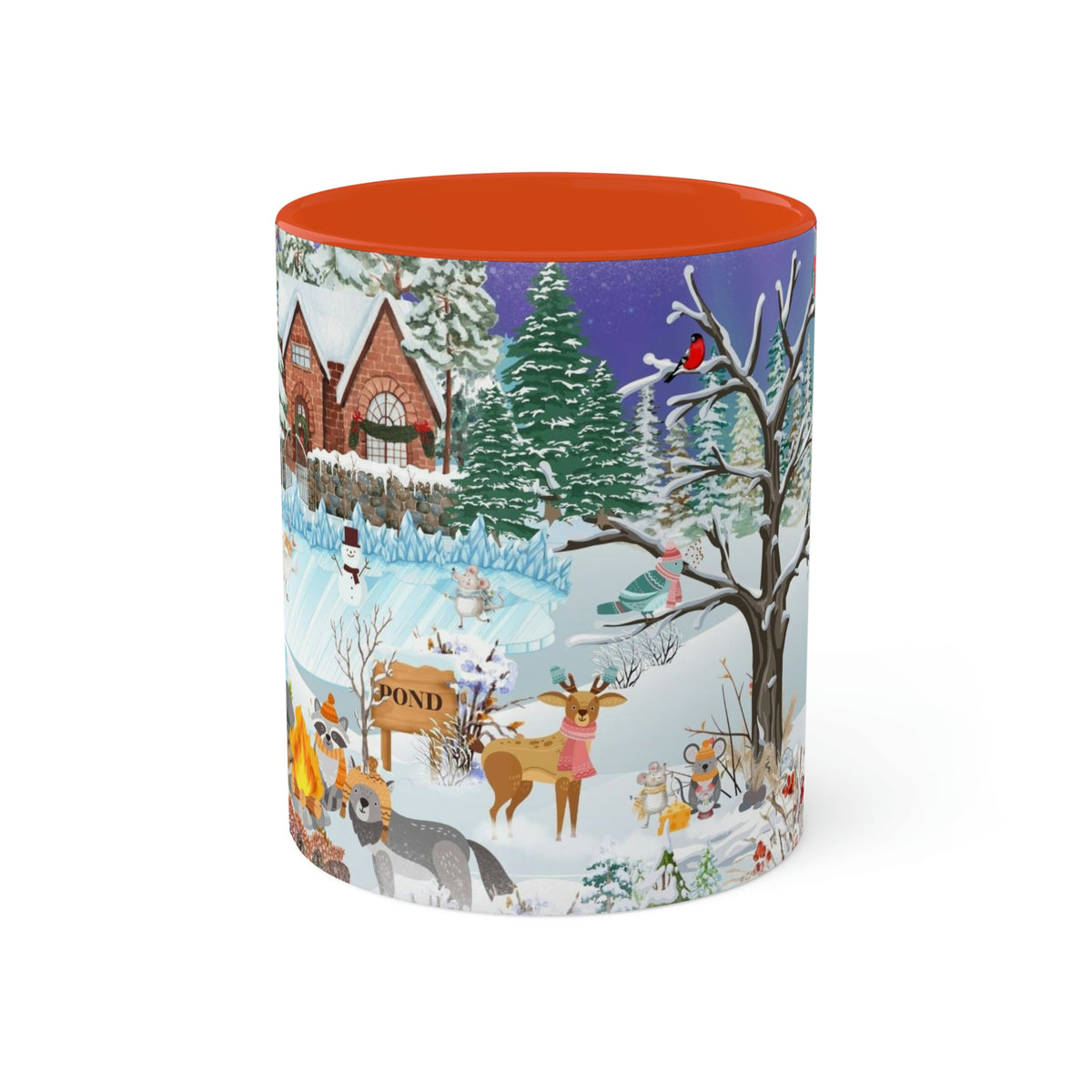 Winter Whimsy Skating Party -  Mug 11oz