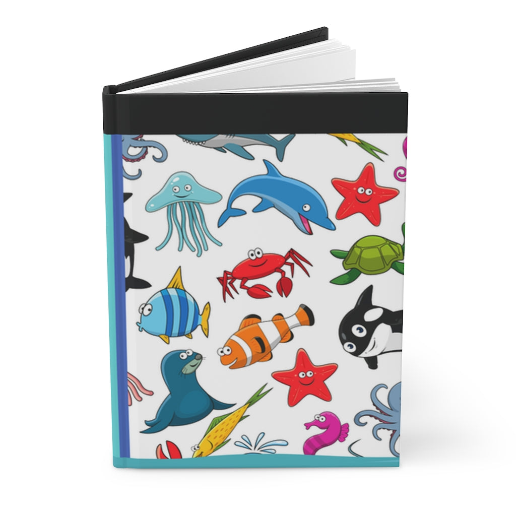 Sea Creature "Aquarium" Lined Journal For Kids