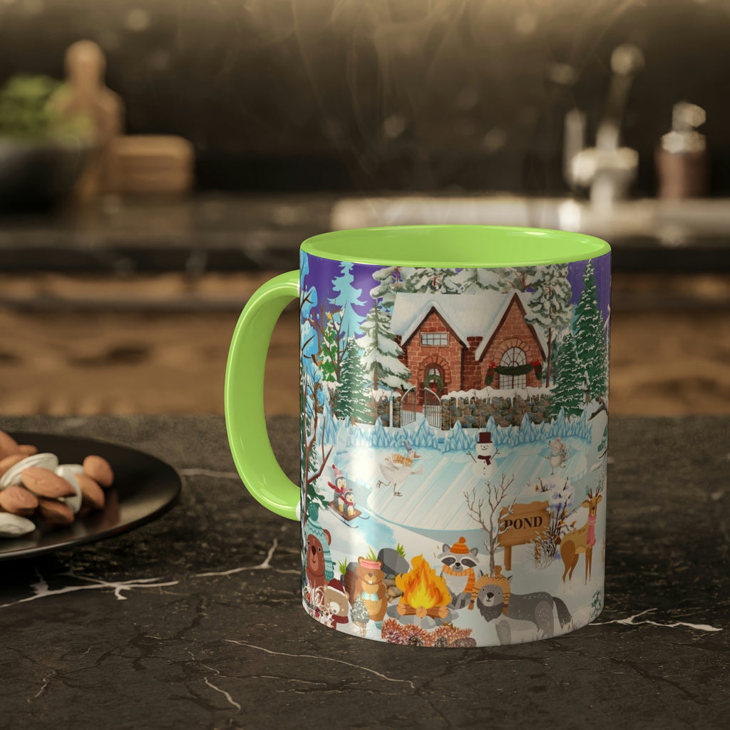 Winter Whimsy Skating Party -  Mug 11oz