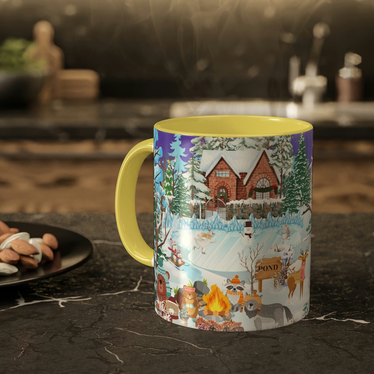 Winter Whimsy Skating Party -  Mug 11oz