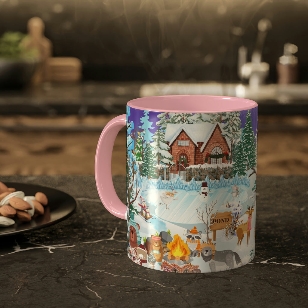 Winter Whimsy Skating Party -  Mug 11oz