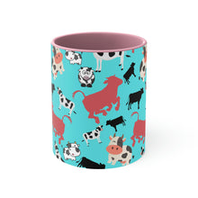 Load image into Gallery viewer, Classic Cows Funny Coffee Mug, 11oz | Funny Gift | Funny Coffee Mug | Funny Cow Coffee Mug
