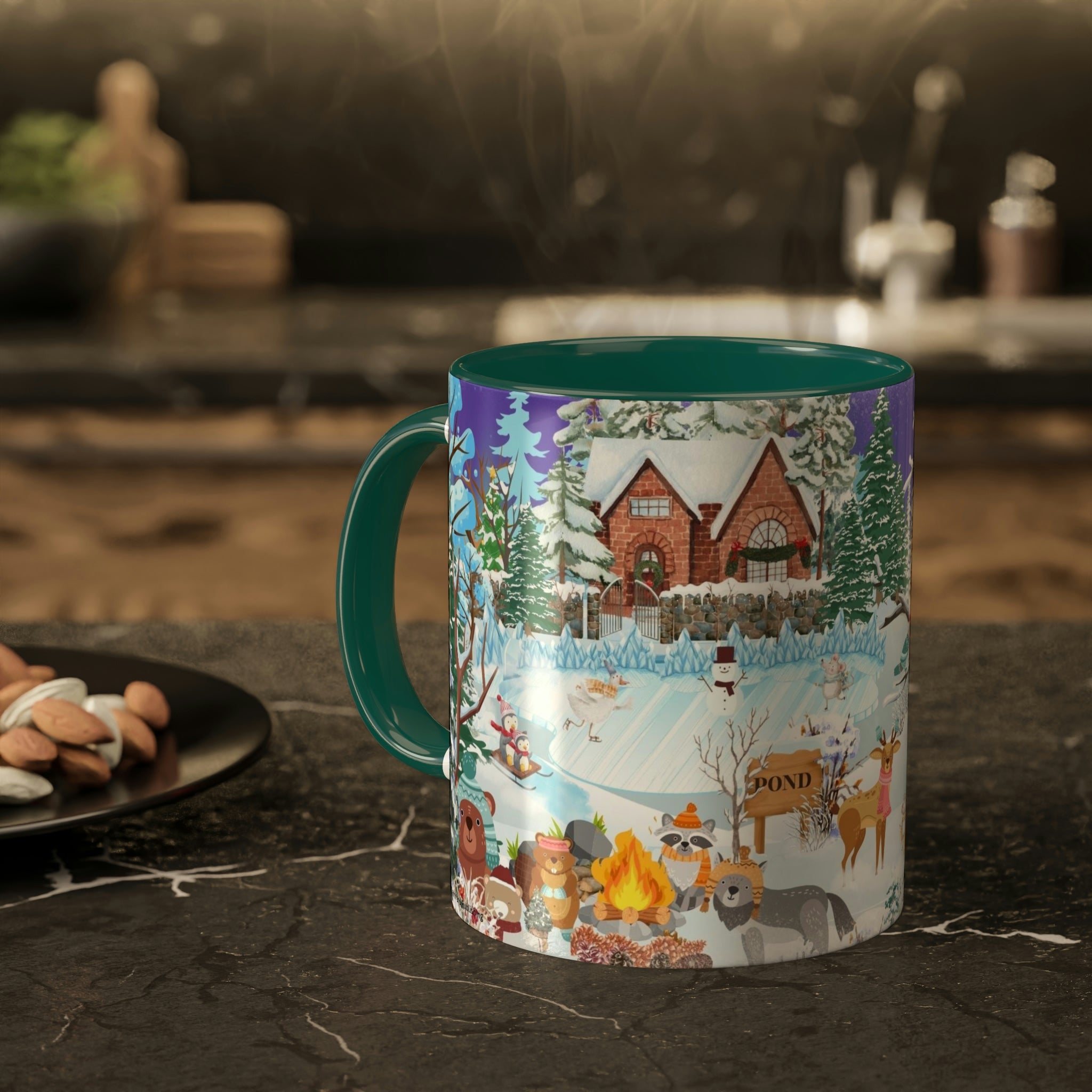 Winter Whimsy Skating Party -  Mug 11oz