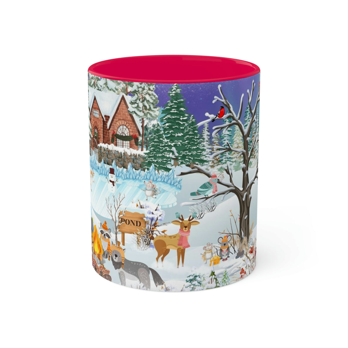 Winter Whimsy Skating Party -  Mug 11oz