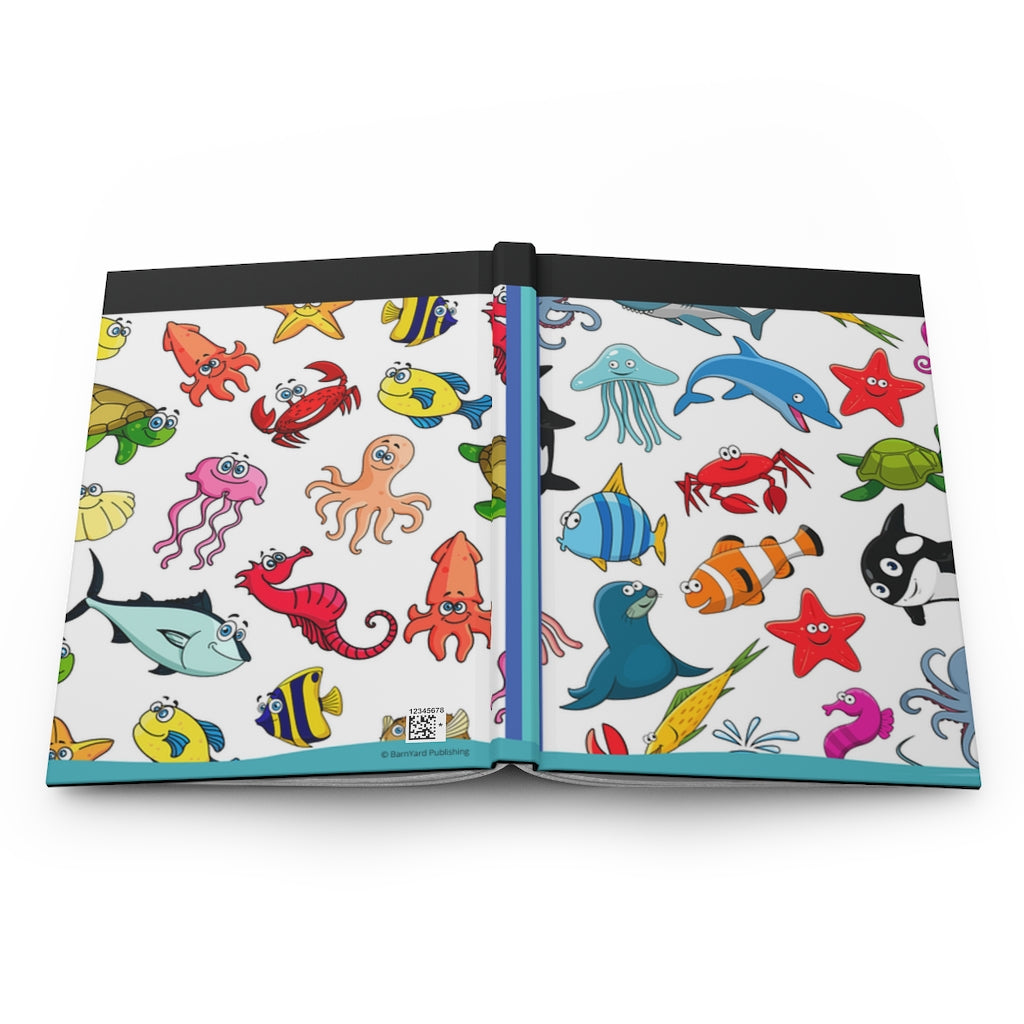 Sea Creature "Aquarium" Lined Journal For Kids