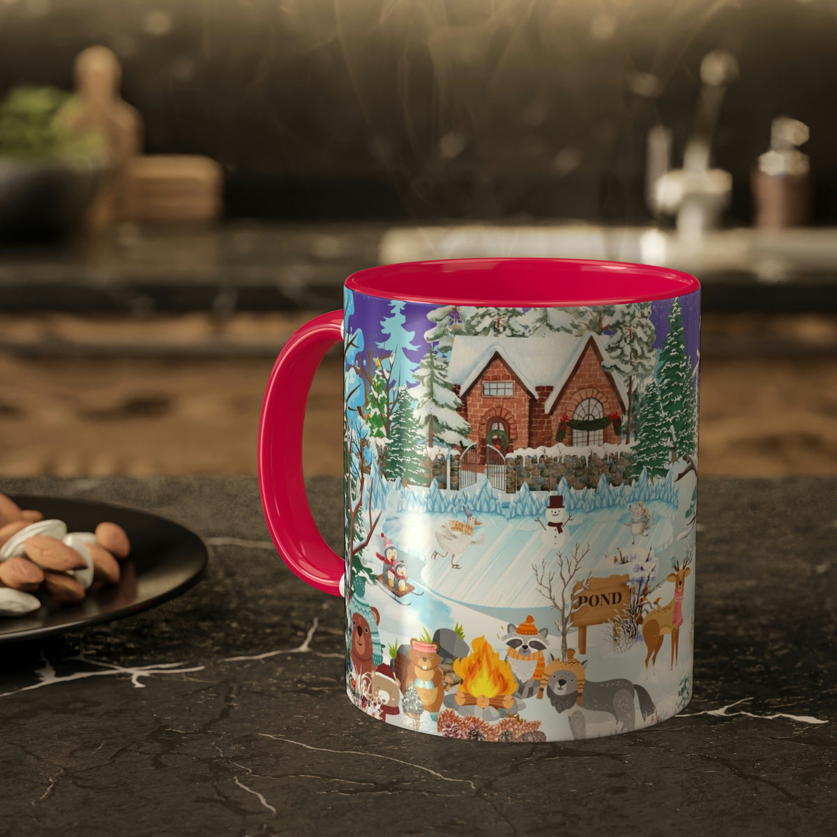 Winter Whimsy Skating Party -  Mug 11oz