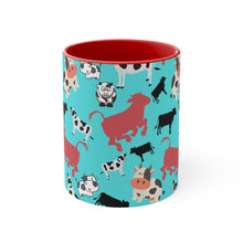 Load image into Gallery viewer, Classic Cows Funny Coffee Mug, 11oz | Funny Gift | Funny Coffee Mug | Funny Cow Coffee Mug

