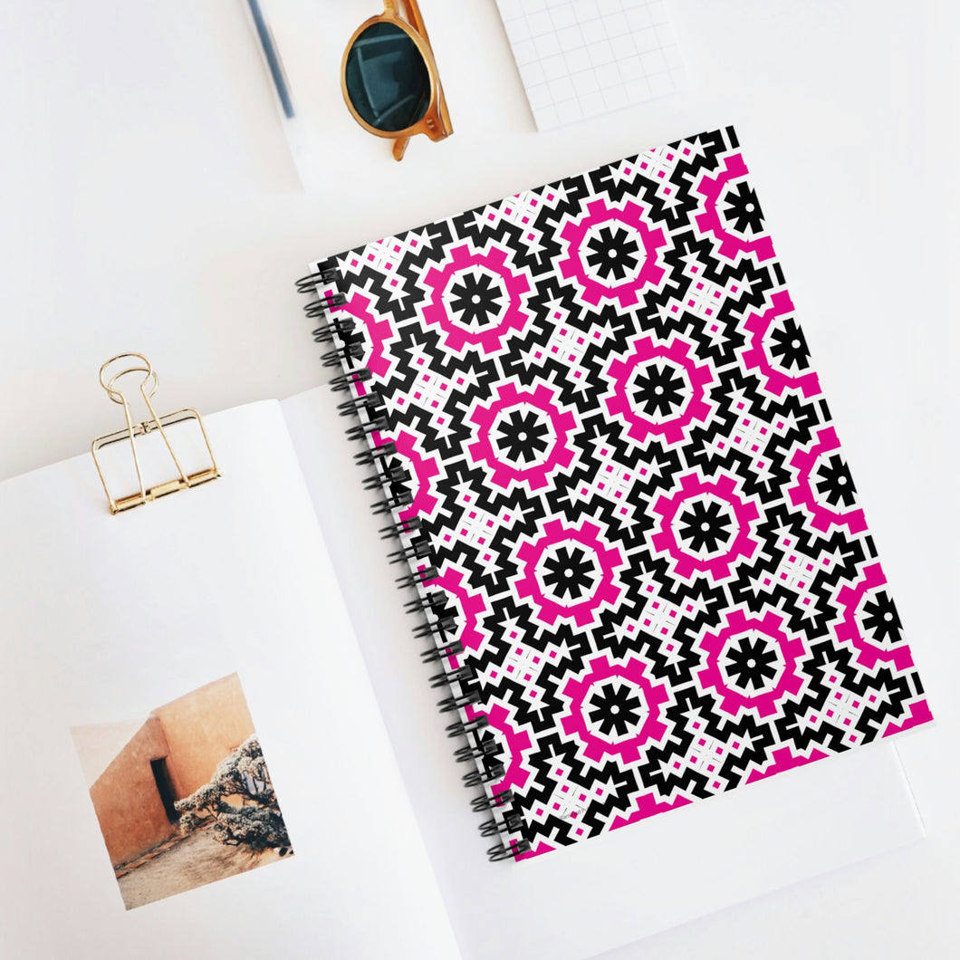 Pink & Black Journal 118 paged- (Ruled/Lined)  | Journal for mom | Journal for women