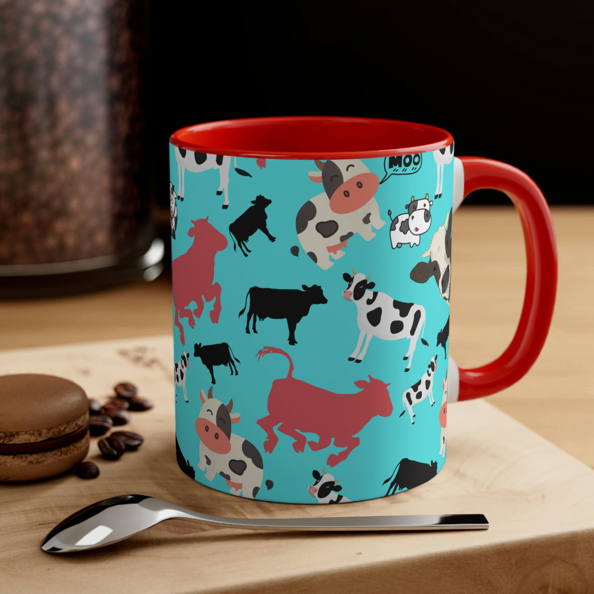 Classic Cows Funny Coffee Mug, 11oz | Funny Gift | Funny Coffee Mug | Funny Cow Coffee Mug