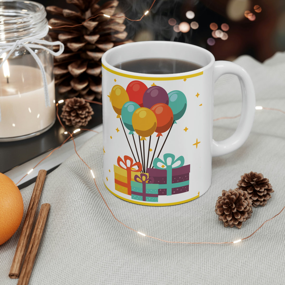 Happy Birthday  - Ceramic Mug 11oz | Fun Coffee Mug | Happy Birthday Coffee Mug | Best Birthday Gift