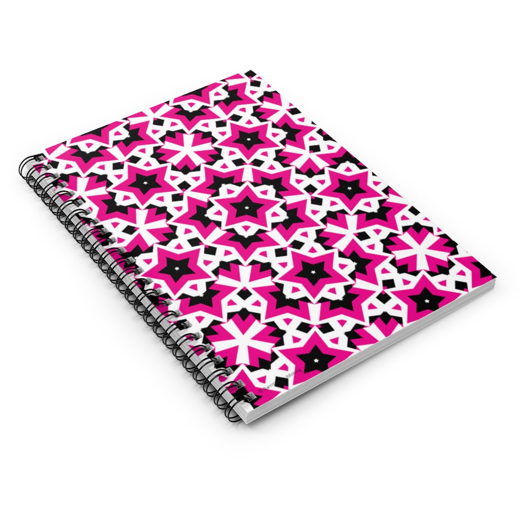 Pink & Black Journal 118 paged- (Ruled/Lined)  | Journal for mom | Journal for women