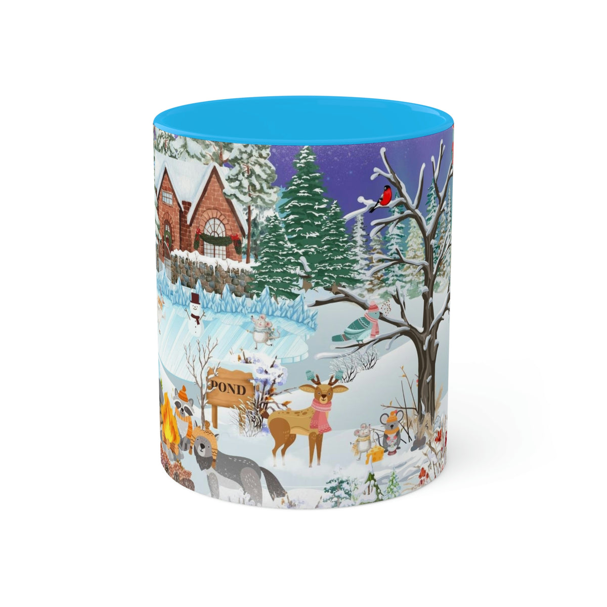 Winter Whimsy Skating Party -  Mug 11oz