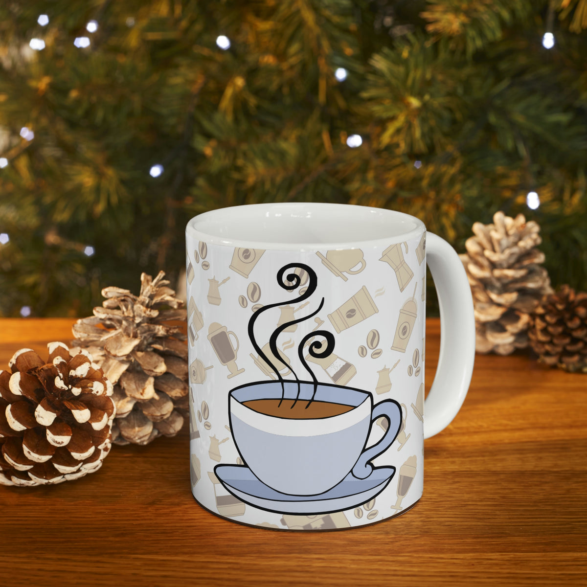First I Drink The Coffee Then I Do The Things -  Ceramic Mug 11oz |  Fun Coffee Mug | Best Coffee Gift