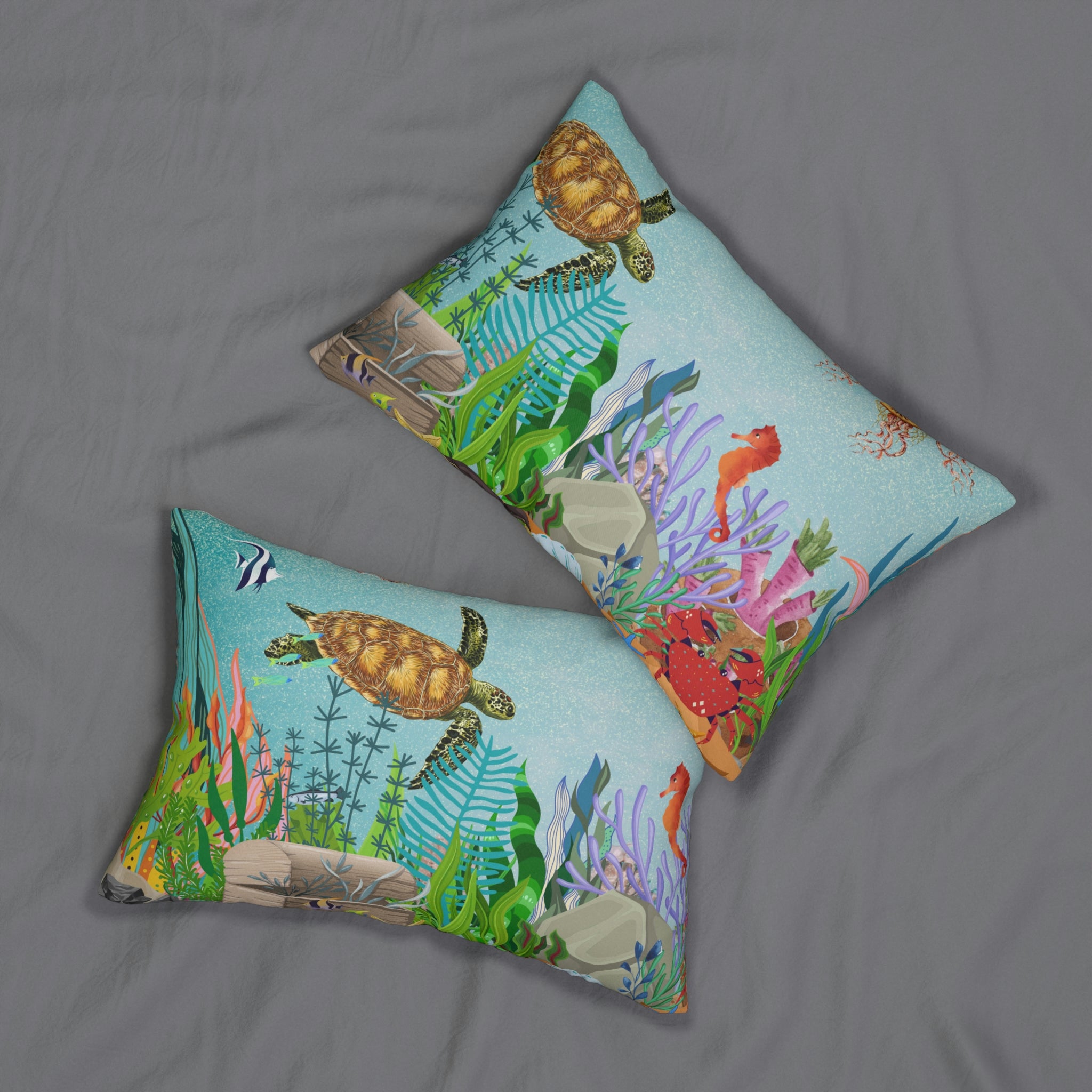 Spun Polyester Lumbar Pillow