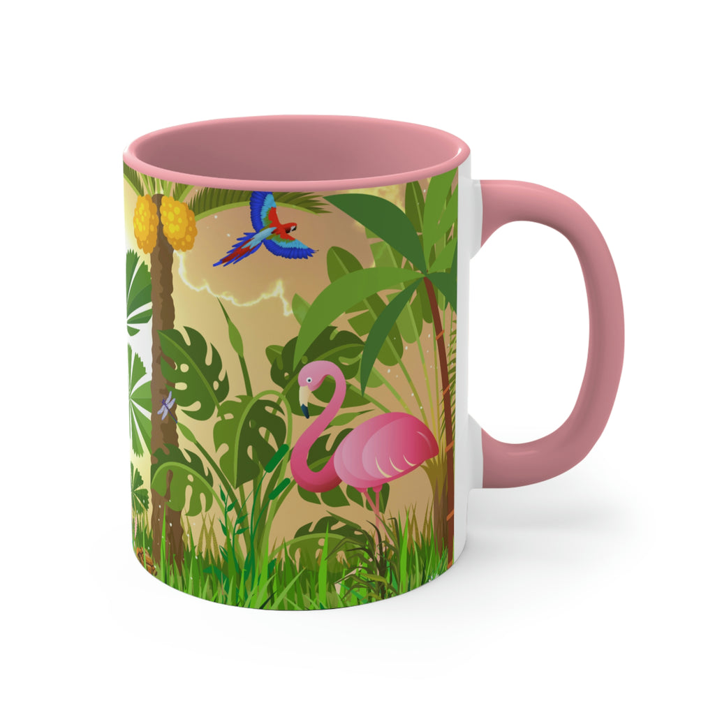 Flamingos 11oz {Navy Blue/Red/Pink/Green}  | Flamingo Coffee Mug | Wildlife Coffee Mug