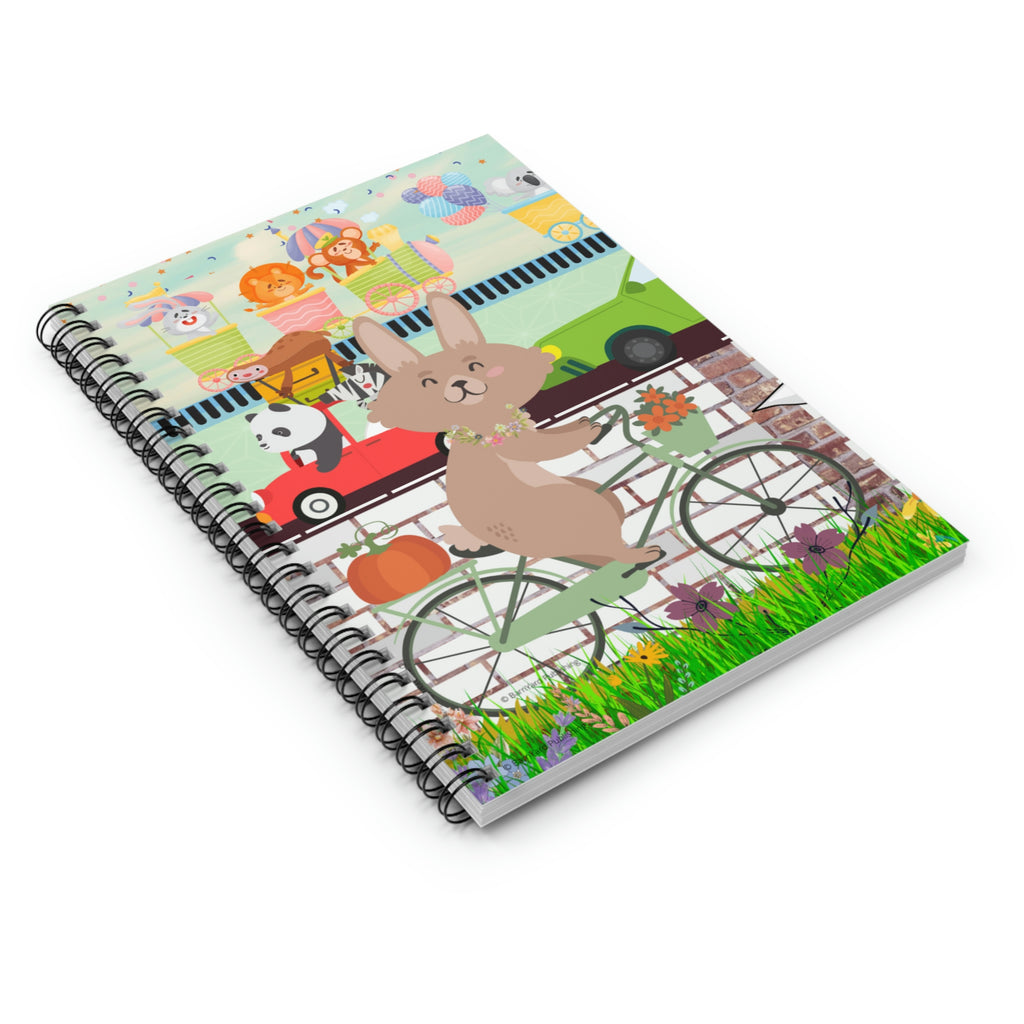 Rabbit Commuter -Journal 118 paged- (Ruled/Lined)  | Birthday Journal |Journal for Teens