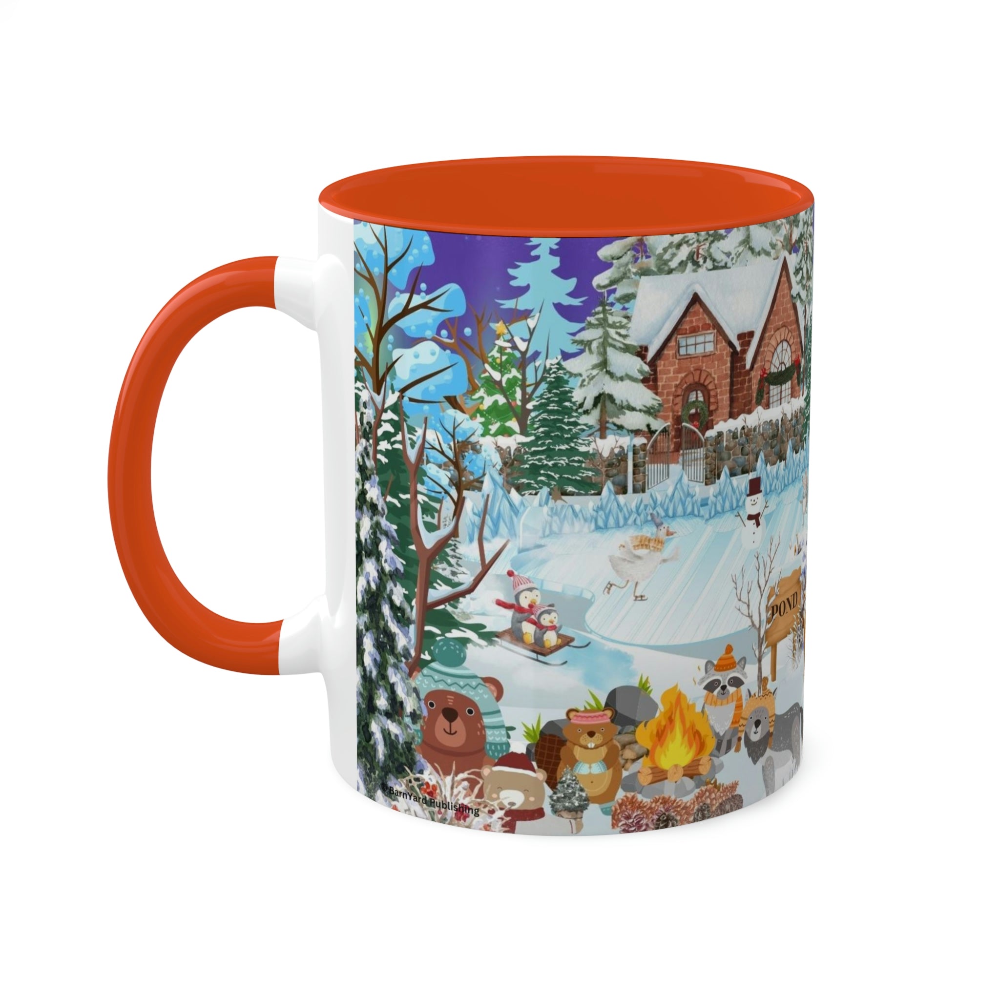 Winter Whimsy Skating Party -  Mug 11oz