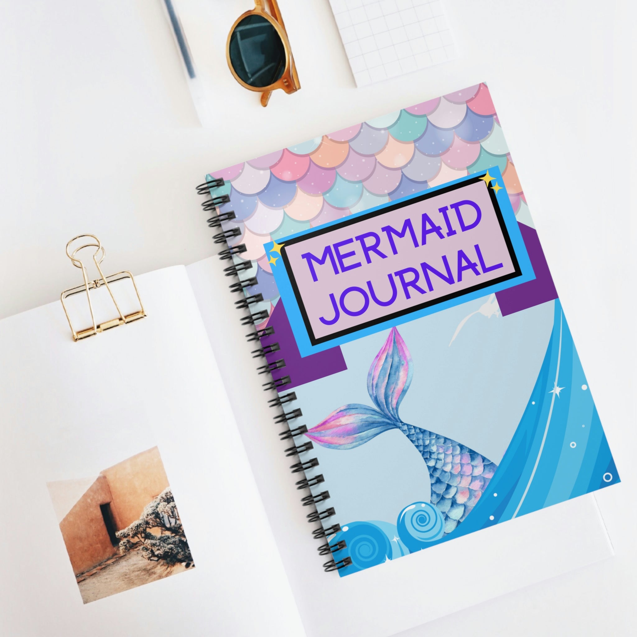 Copy of Copy of Sea Creatures Spiral Notebook - Ruled Line  - 118 pages | Fun Journal | Country Journal