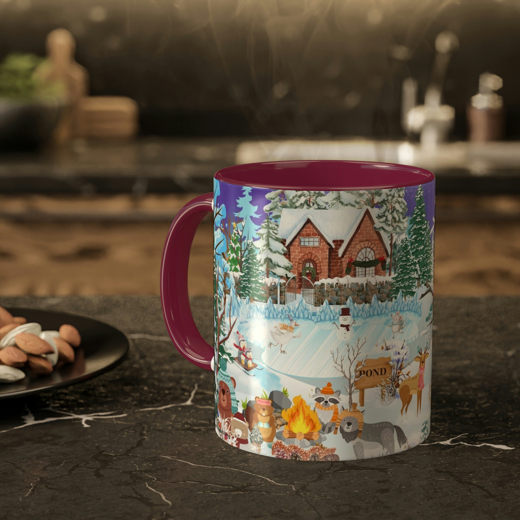 Winter Whimsy Skating Party -  Mug 11oz