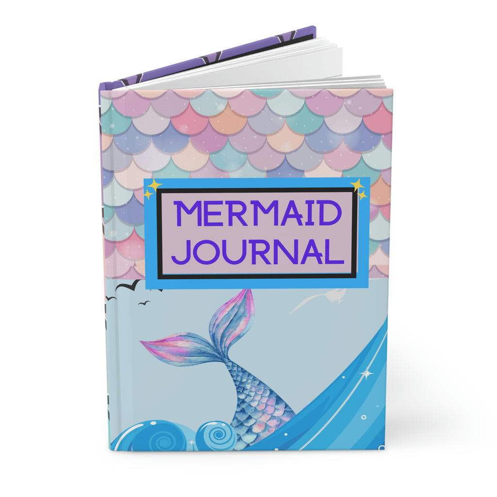 "Mermaid" Journal  | 150 pages (75 sheets) Hardbacked Lined Journal