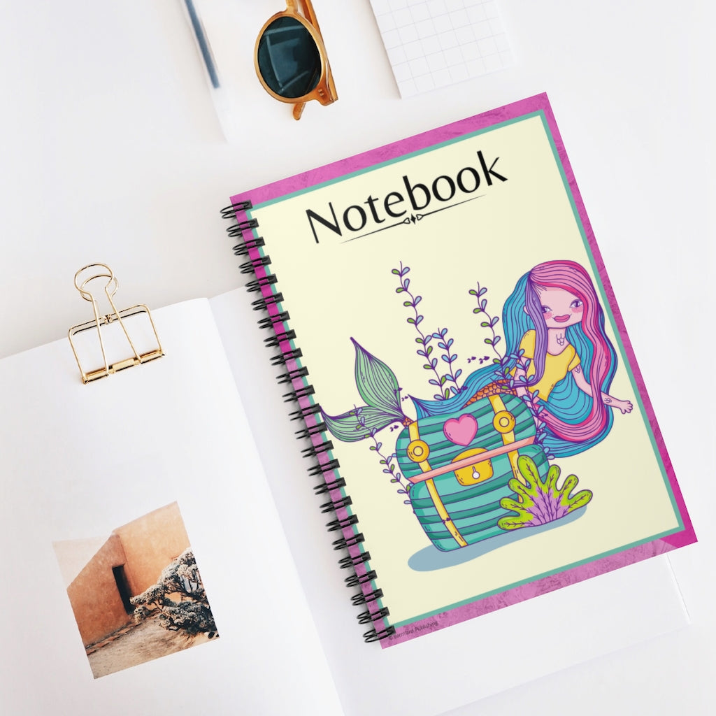 Mermaid Princess Lined Journal | 118 pages | Best Gift For Daughter| Journal For Girls | Notebook For Girls