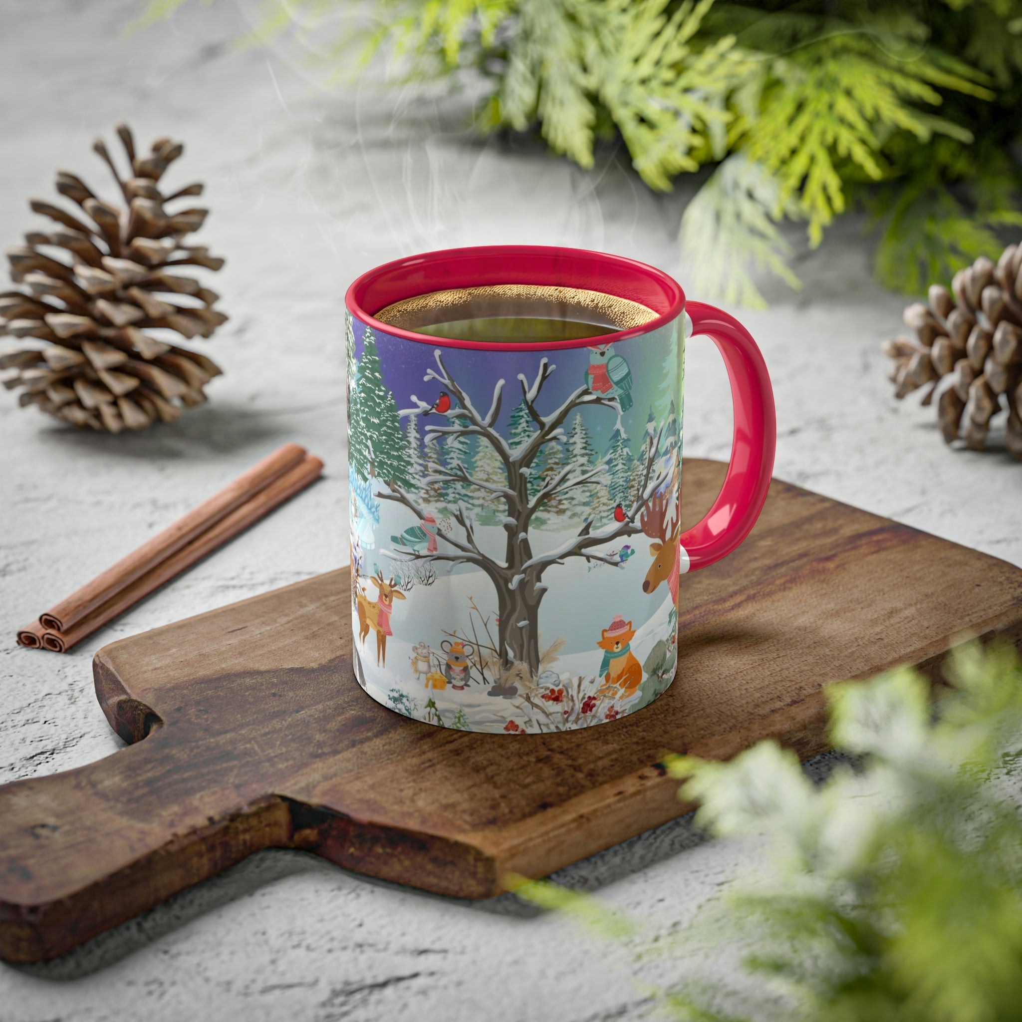 Winter Whimsy Skating Party -  Mug 11oz