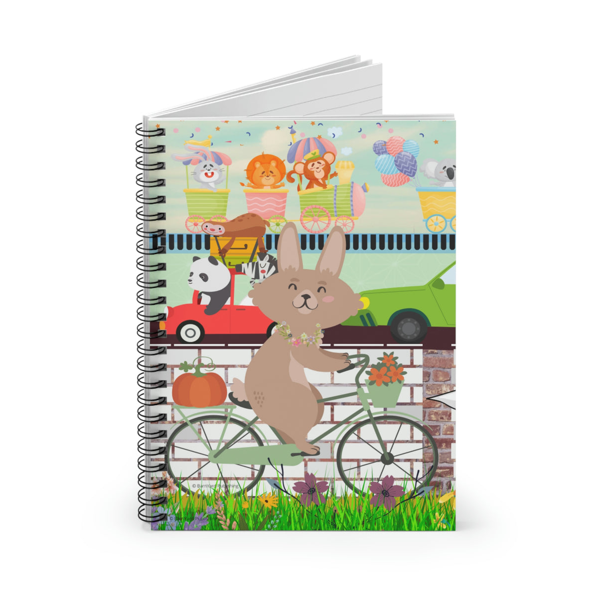 Rabbit Commuter -Journal 118 paged- (Ruled/Lined)  | Birthday Journal |Journal for Teens