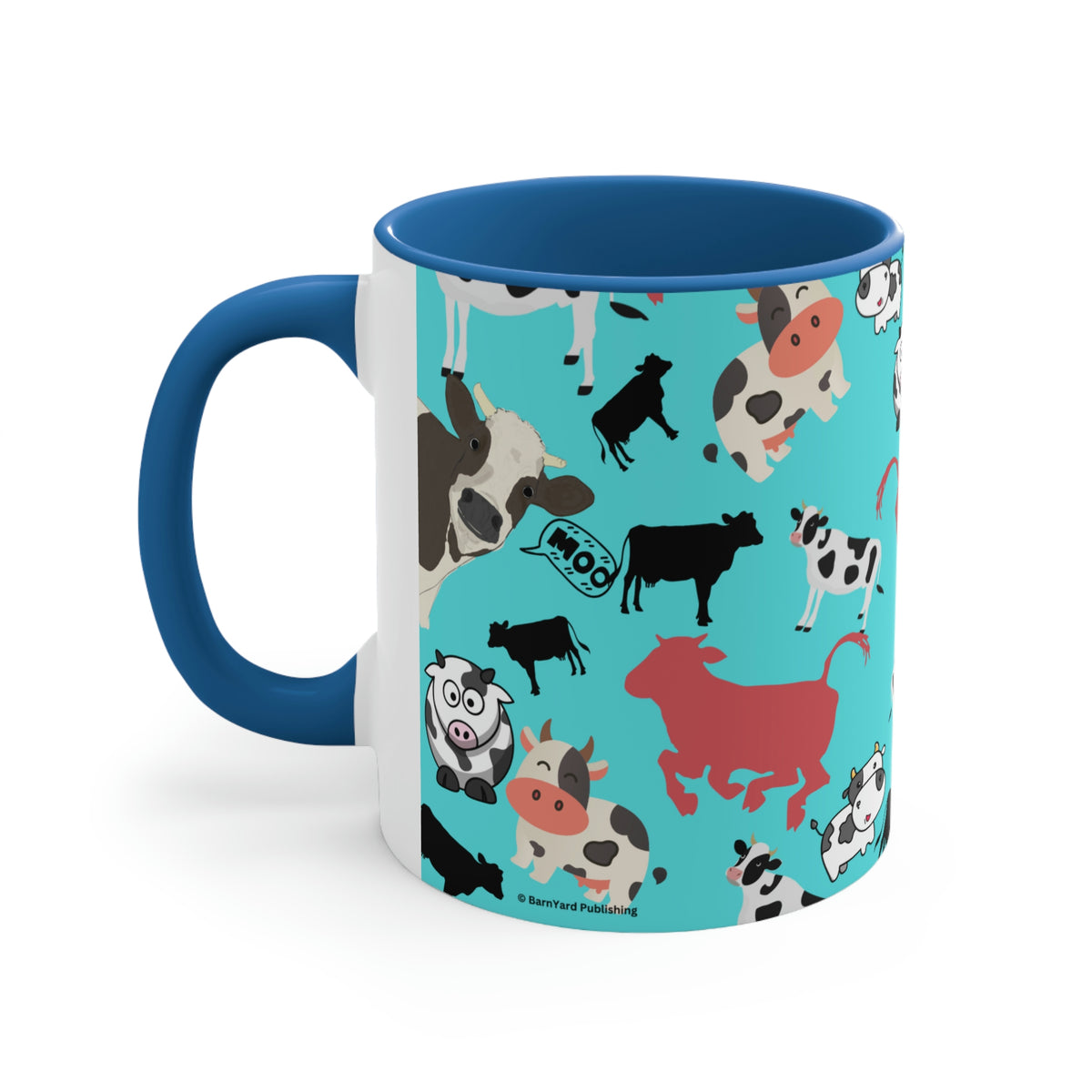 Classic Cows Funny Coffee Mug, 11oz | Funny Gift | Funny Coffee Mug | Funny Cow Coffee Mug