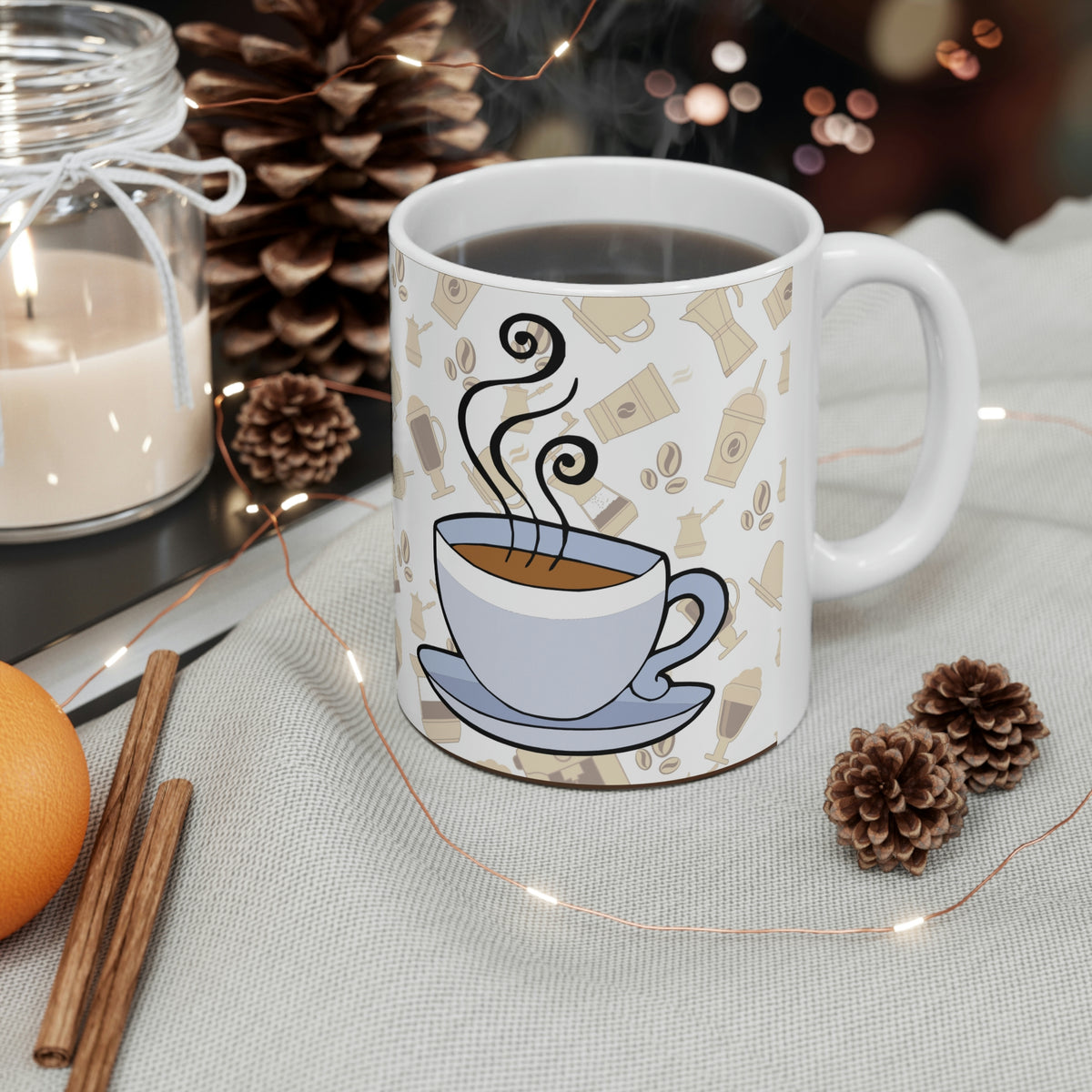 First I Drink The Coffee Then I Do The Things -  Ceramic Mug 11oz |  Fun Coffee Mug | Best Coffee Gift