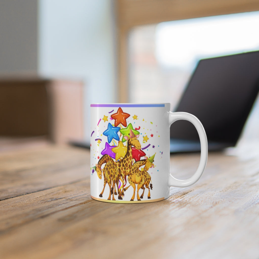 Party Animals  - Ceramic Mug 11oz | Fun Coffee Mug | Happy Birthday Coffee Mug | Best Birthday Gift