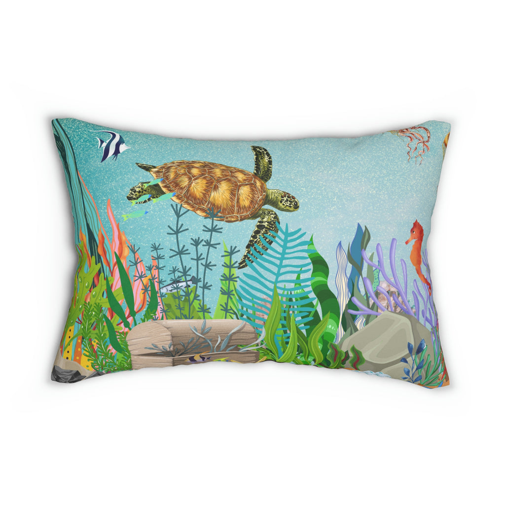 Spun Polyester Lumbar Pillow