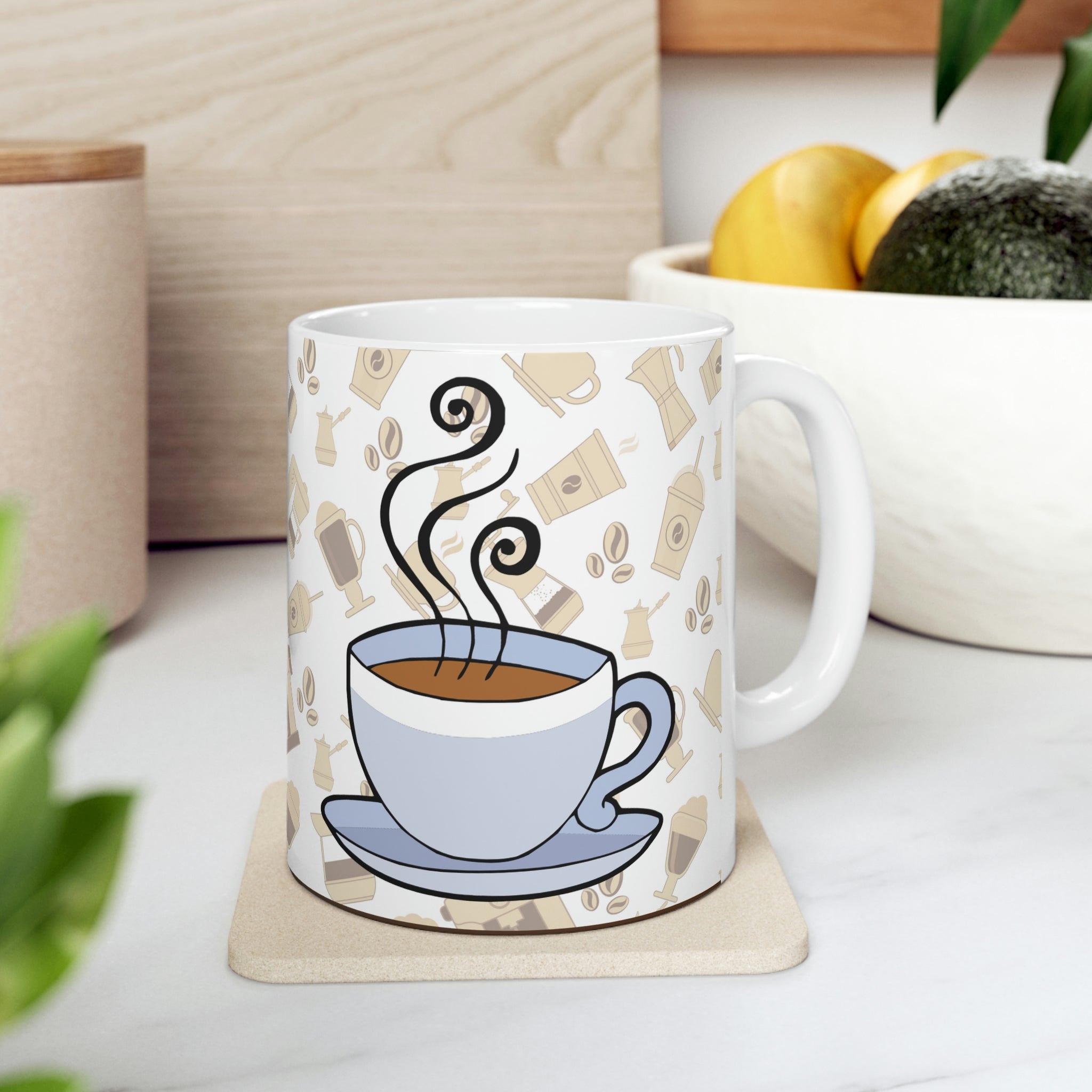 First I Drink The Coffee Then I Do The Things -  Ceramic Mug 11oz |  Fun Coffee Mug | Best Coffee Gift