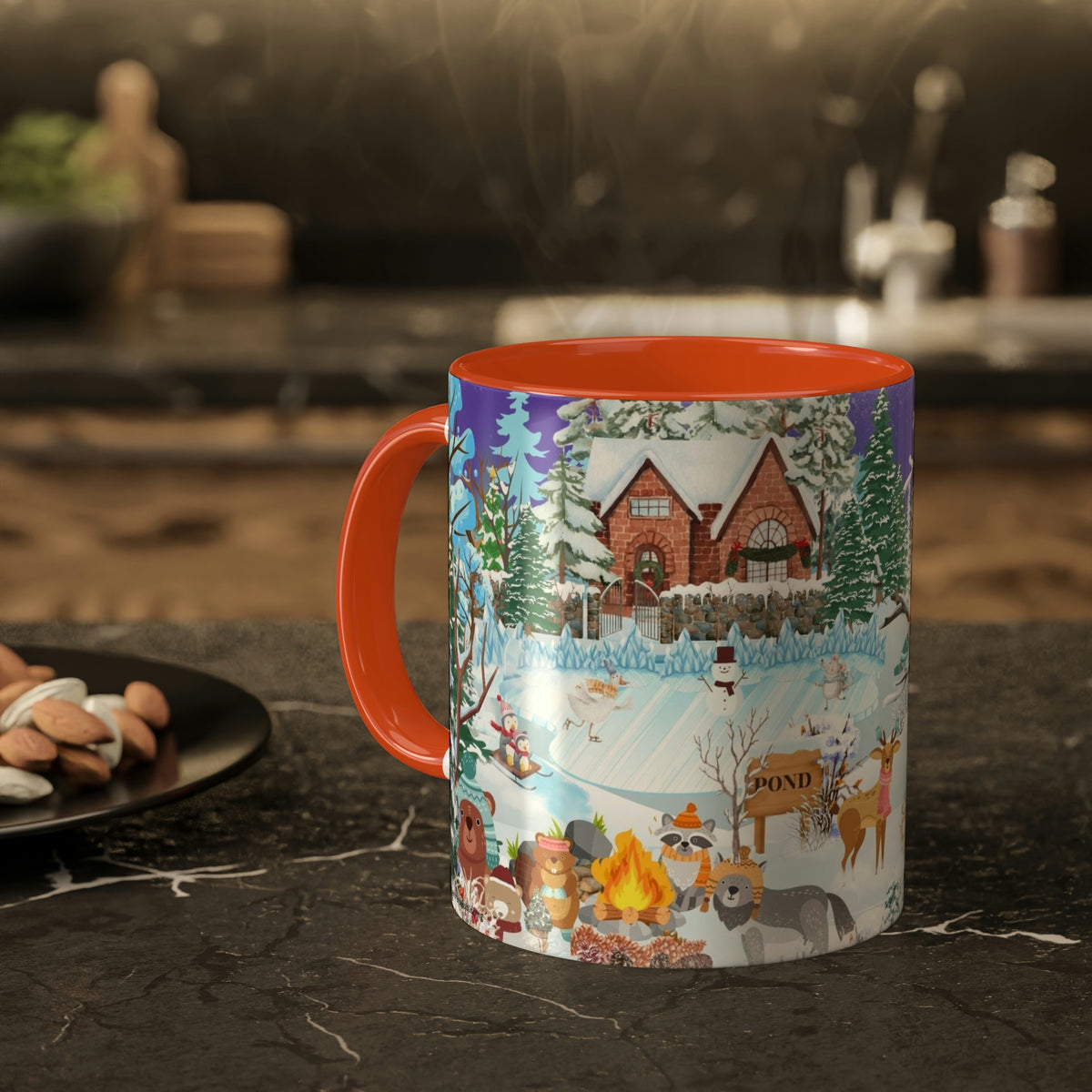 Winter Whimsy Skating Party -  Mug 11oz