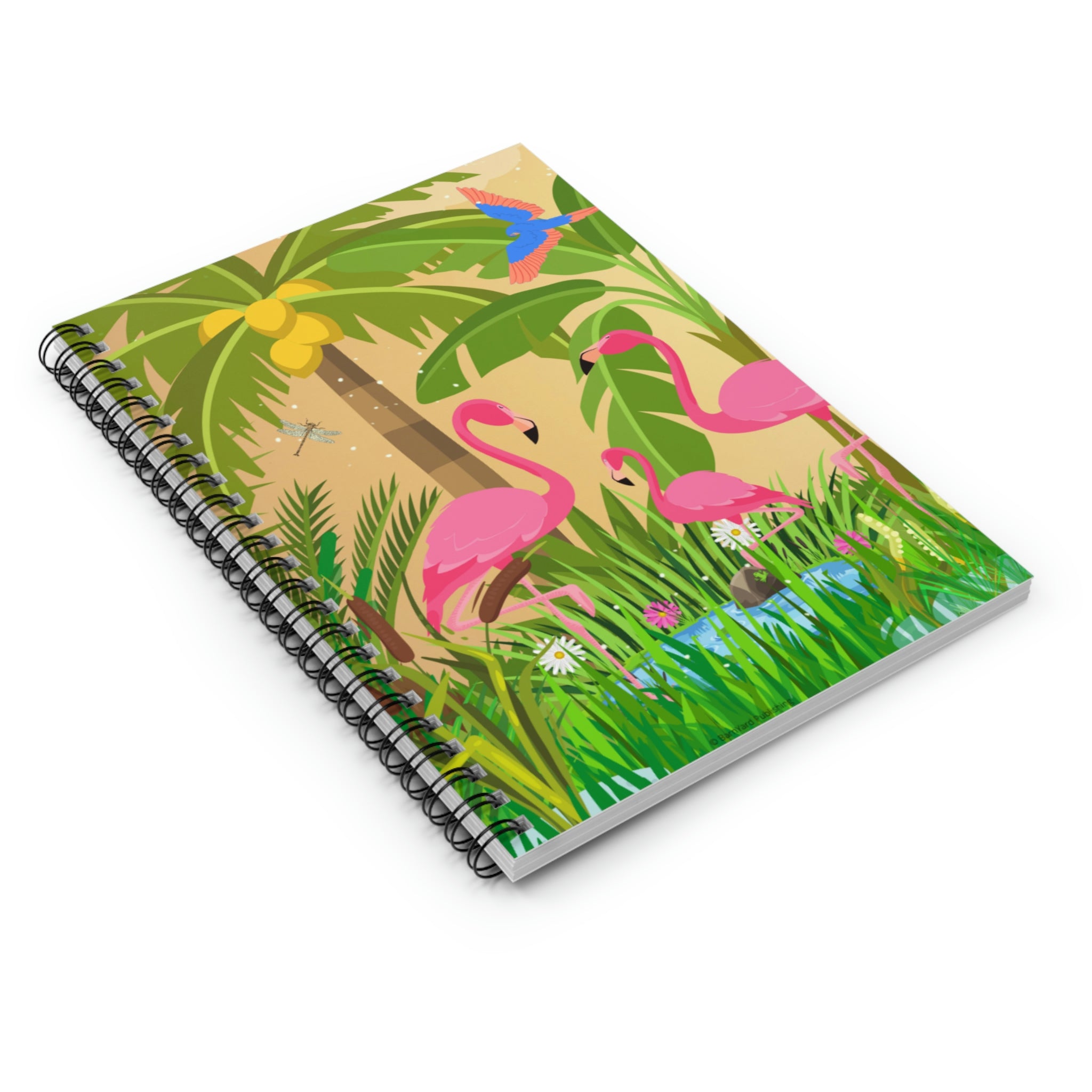 Flamingo Trio - Journal 118 paged- (Ruled/Lined)  | Journal for mom | Journal for women