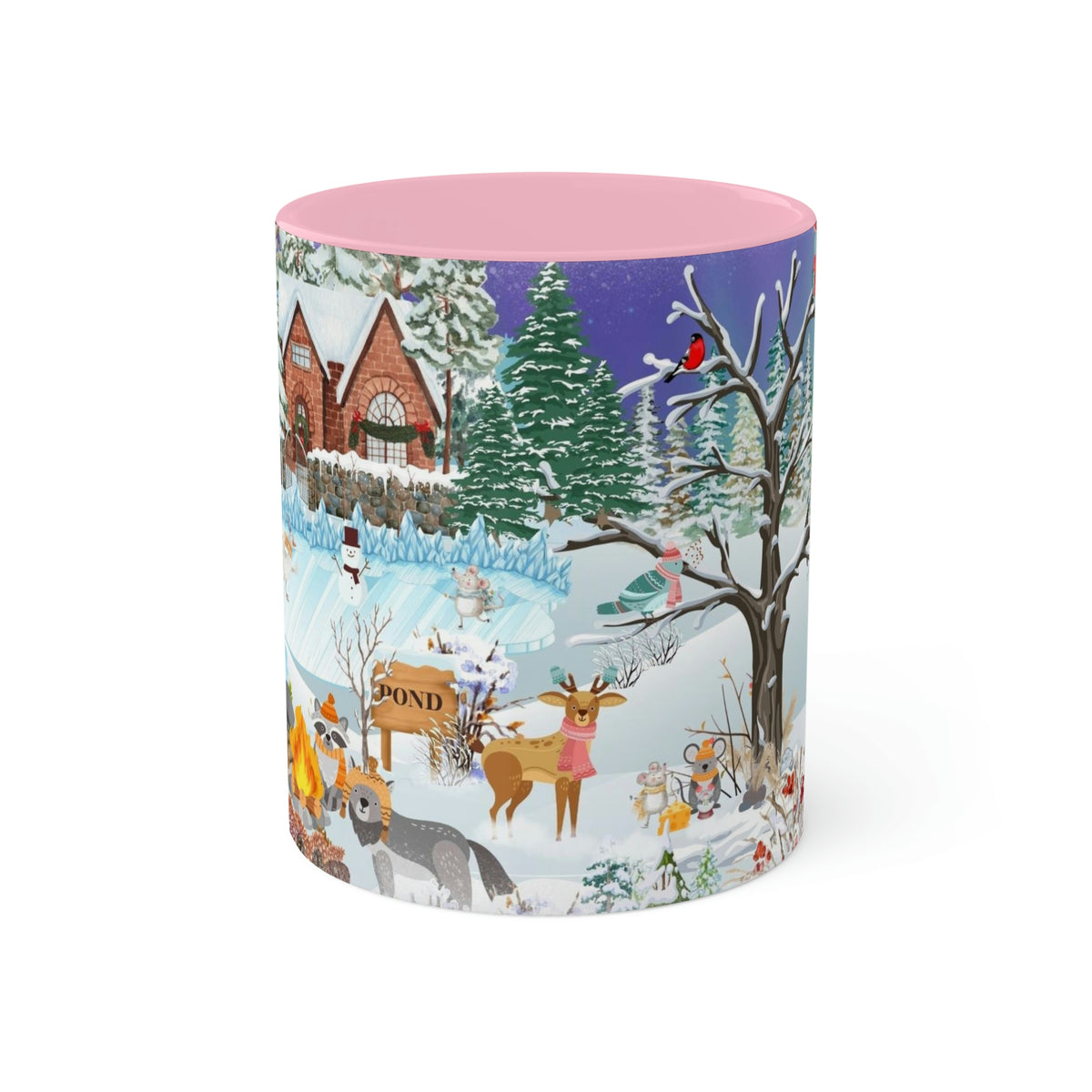 Winter Whimsy Skating Party -  Mug 11oz