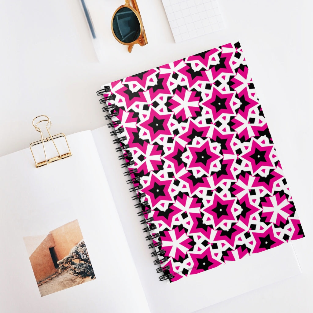Pink & Black Journal 118 paged- (Ruled/Lined)  | Journal for mom | Journal for women