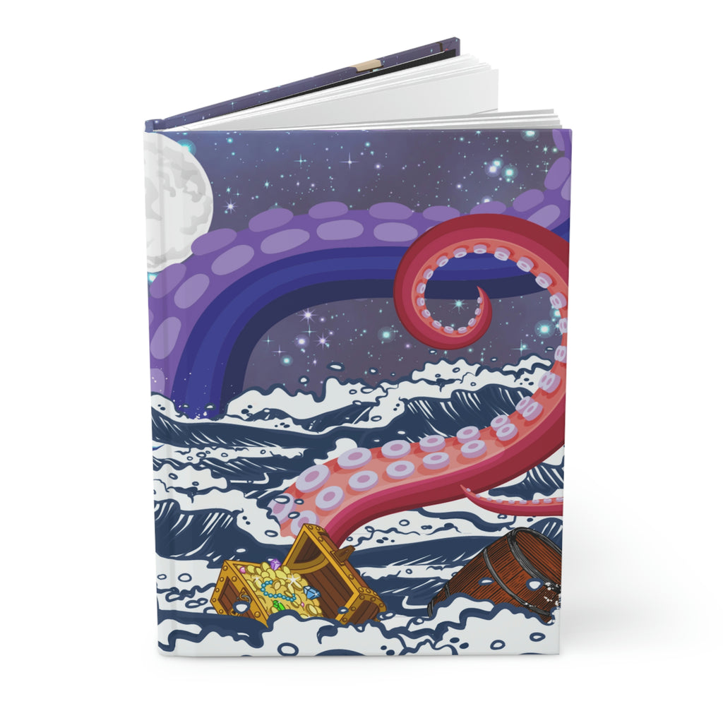 "Not So Jolly Roger" - Sea Creature & Pirates 150 pages (75 sheets) lined journal