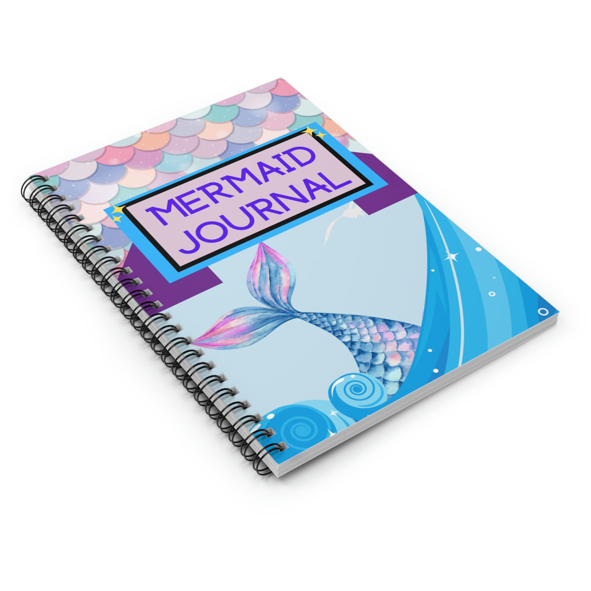 Copy of Copy of Sea Creatures Spiral Notebook - Ruled Line  - 118 pages | Fun Journal | Country Journal