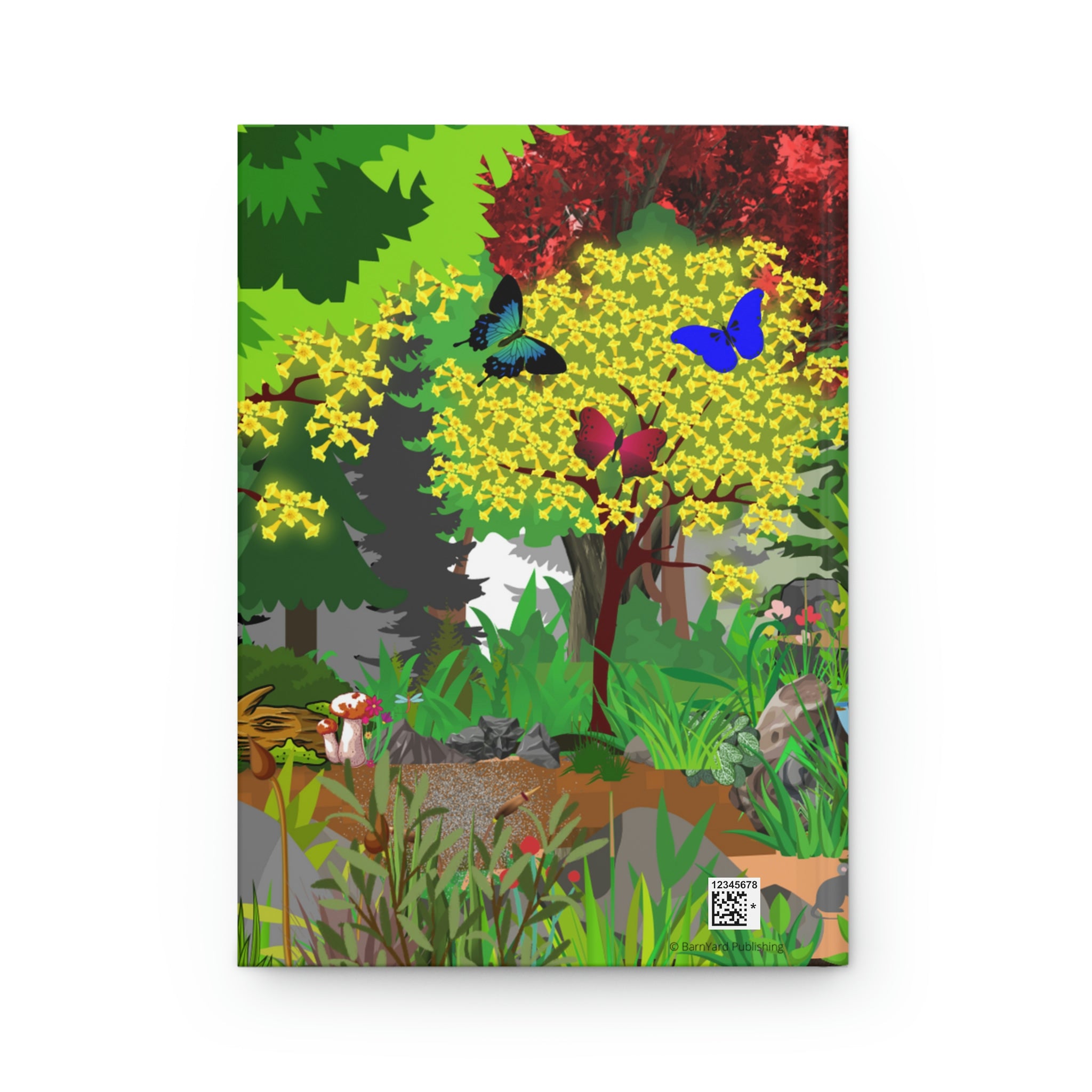 "Forest Friends" - Deer and Mouse - 150 page (75 sheets) lined journal