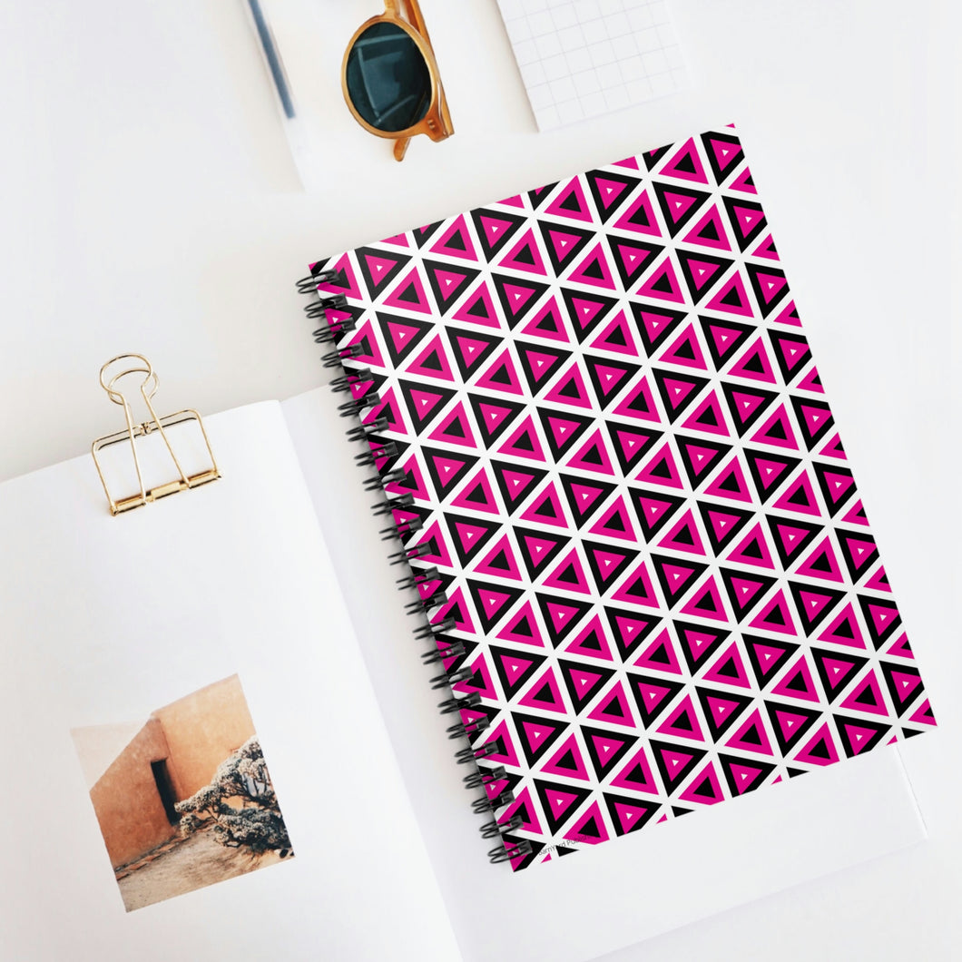Pink & Black Journal 118 paged- (Ruled/Lined)  | Journal for mom | Journal for women