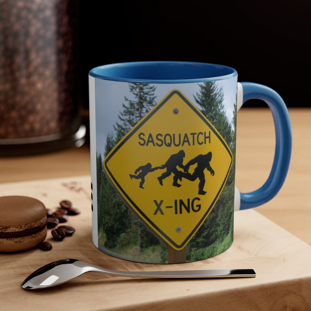 I Believe - Bigfoot/Sasquatch  -{Red/Navy/Black} Funny Coffee Mug, 11oz | Funny Gift | Funny Coffee Mug | Funny Bigfoot Mug | Father's Day