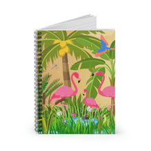 Load image into Gallery viewer, Flamingo Trio - Journal 118 paged- (Ruled/Lined)  | Journal for mom | Journal for women
