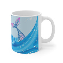 Load image into Gallery viewer, I Believe In Mermaids -  Ceramic Mug 11oz | Mermaid Coffee Mug | Mermaid Tea Time

