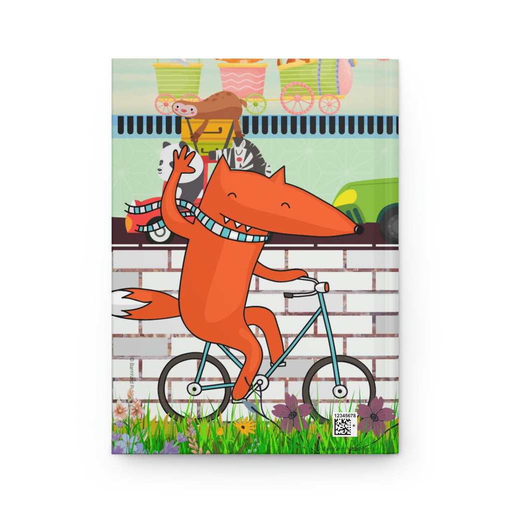 "Rabbit Commuter" - 150 pages (75 sheets) lined journal