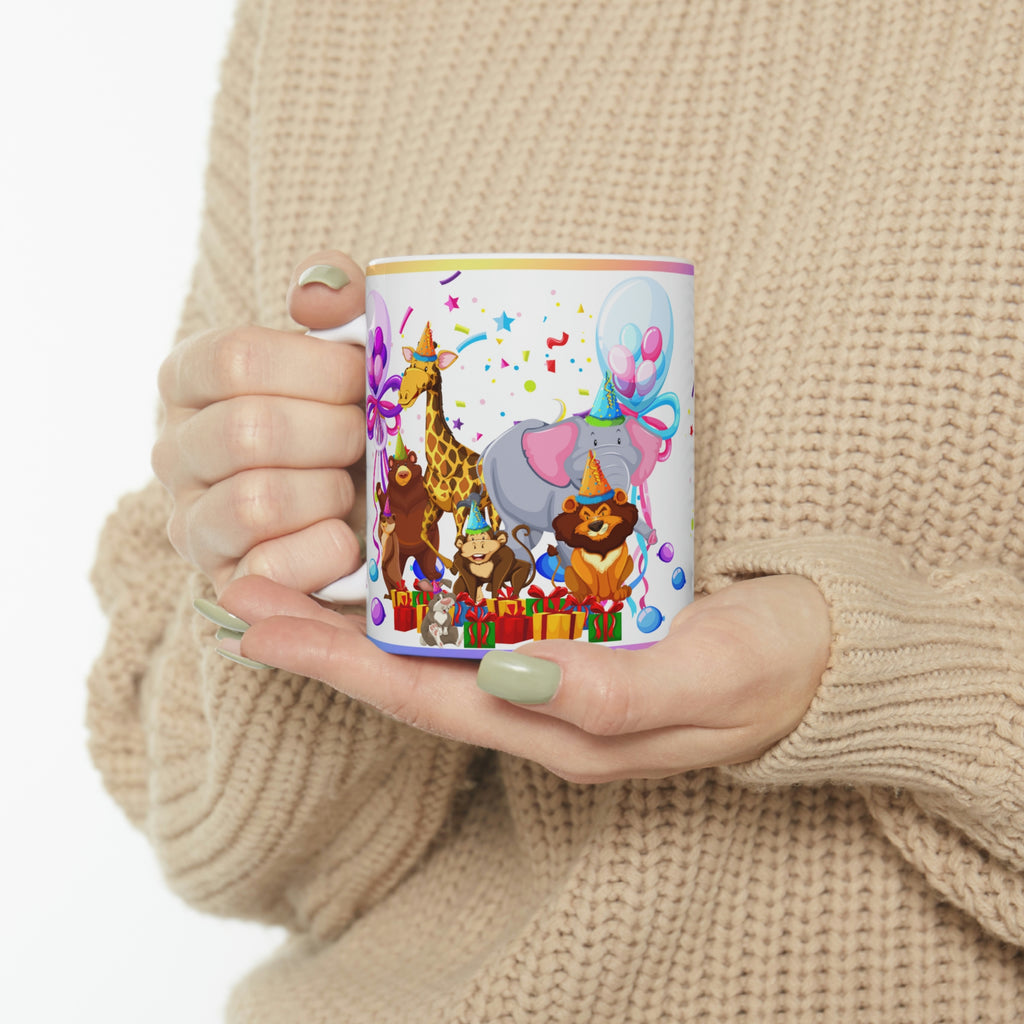 Party Animals  - Ceramic Mug 11oz | Fun Coffee Mug | Happy Birthday Coffee Mug | Best Birthday Gift