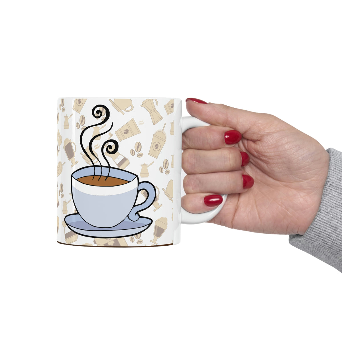 First I Drink The Coffee Then I Do The Things -  Ceramic Mug 11oz |  Fun Coffee Mug | Best Coffee Gift